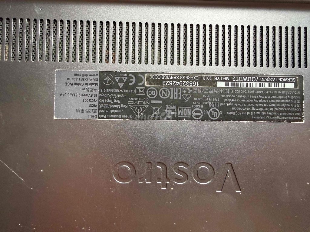 Dell Vostro i5 8th Gen Đen Like New. Mua bán Laptop tại Quận Long Biên Hà Nội được đăng bởi Nguyễn Quang hình 1