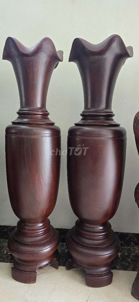 Lộc bình Gỗ chiu liu Tây Nguyên Nâu đỏ 1m70. Mua bán Đồ sưu tầm, đồ cổ tại Huyện Tiền Hải Thái Bình được đăng bởi Tô Hoài Nam hình 1