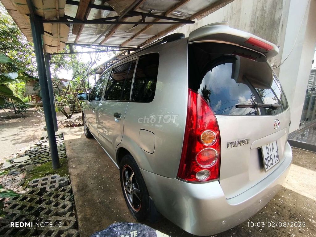 Mazda Premacy 2004, 7 chỗ, màu bạc. Mua bán Ô tô tại Huyện Long Thành Đồng Nai được đăng bởi Bao An  hình 6
