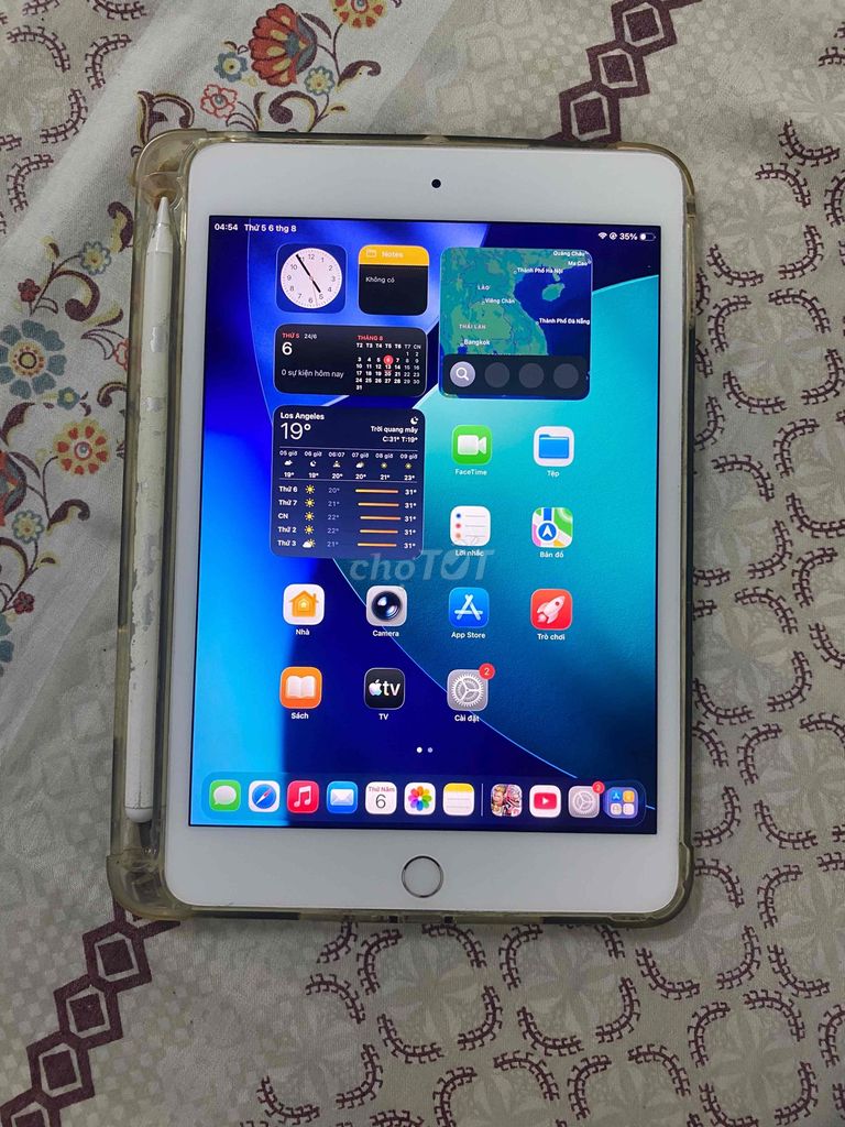 Apple iPad Mini 5 Trắng Bút cảm ứng. Mua bán Máy tính bảng tại Quận Long Biên Hà Nội được đăng bởi nam nguyễn hình 1