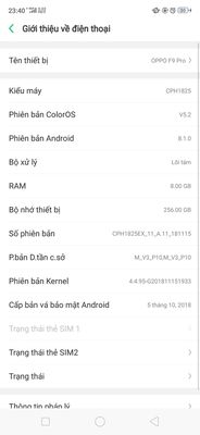 Cần bán oppo f9 pro màn zin. Mua bán Điện thoại tại Quận Bình Tân Tp Hồ Chí Minh được đăng bởi Chí Lâm