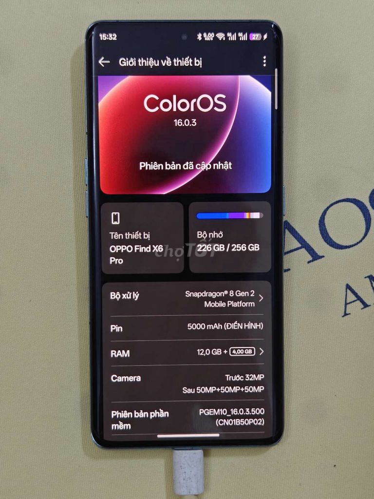 Oppo Find X6 Pro 256GB Xanh. Mua bán Điện thoại tại Quận 7 Tp Hồ Chí Minh được đăng bởi Tân hình 1