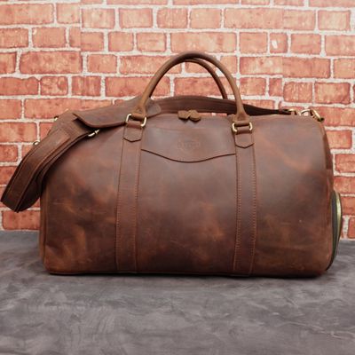 Túi trống 02 hành lý du lịch da bò thật sang trọng. Mua bán Túi xách tại Quận 7 Tp Hồ Chí Minh được đăng bởi AT95