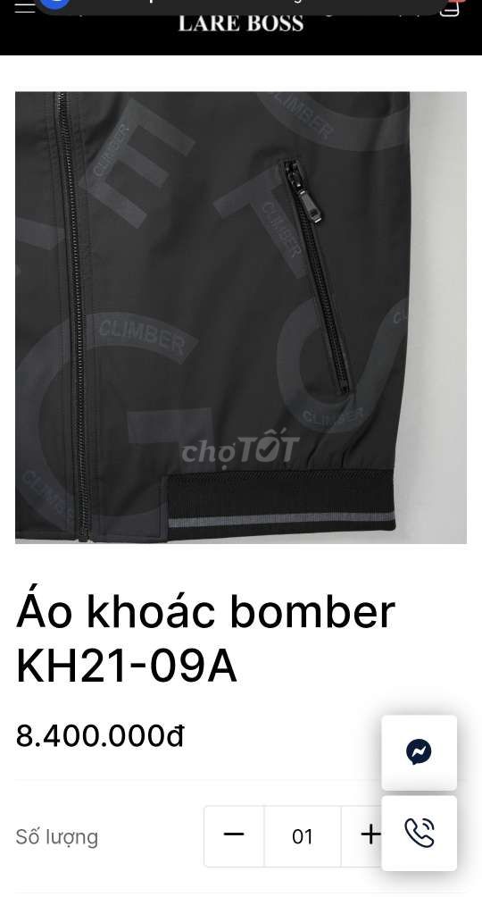 Áo khoác bomber Lareboss