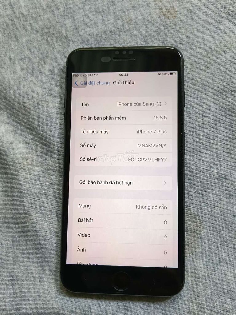 Apple iPhone 7 Plus 128GB Đen. Mua bán Điện thoại tại Huyện Gò Công Tây Tiền Giang được đăng bởi Đặng Minh hình 1