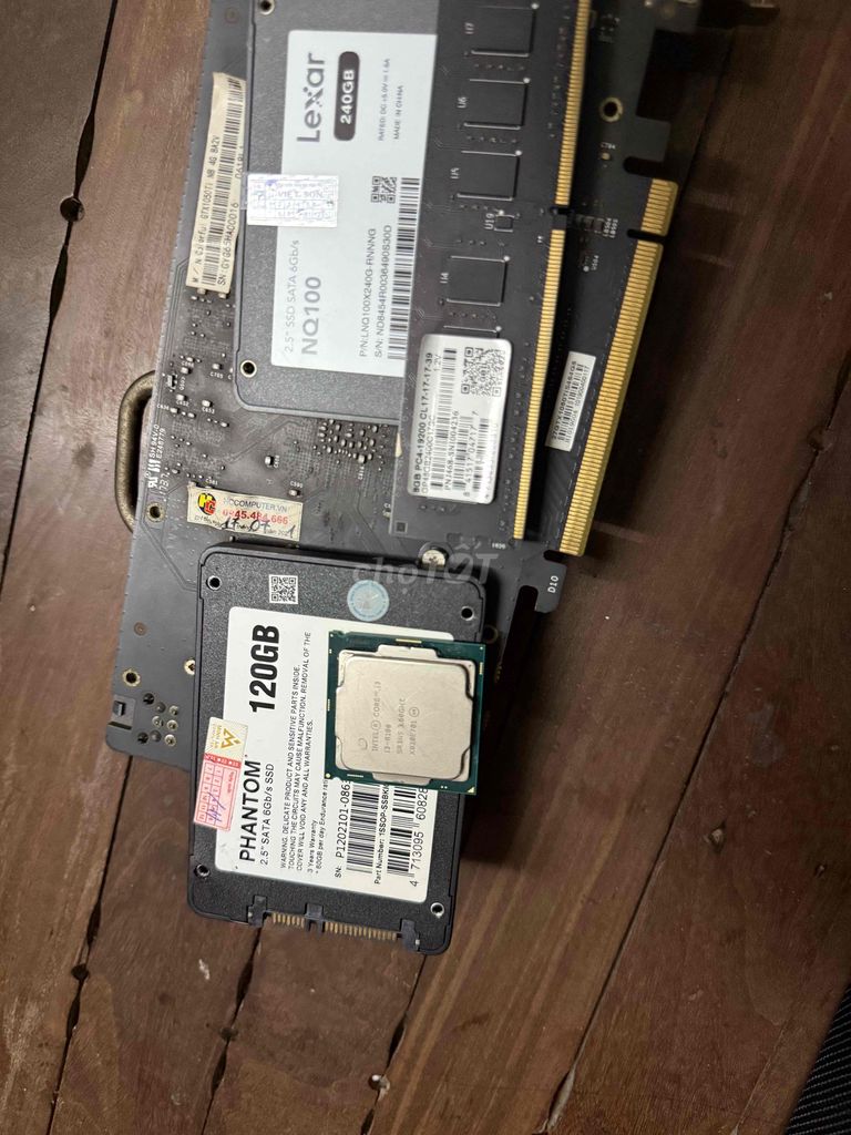 i3 8100 và card màn hình. Mua bán Linh kiện (RAM, Card...) tại Huyện Thanh Oai Hà Nội được đăng bởi Nguyễn văn Tuân hình 1