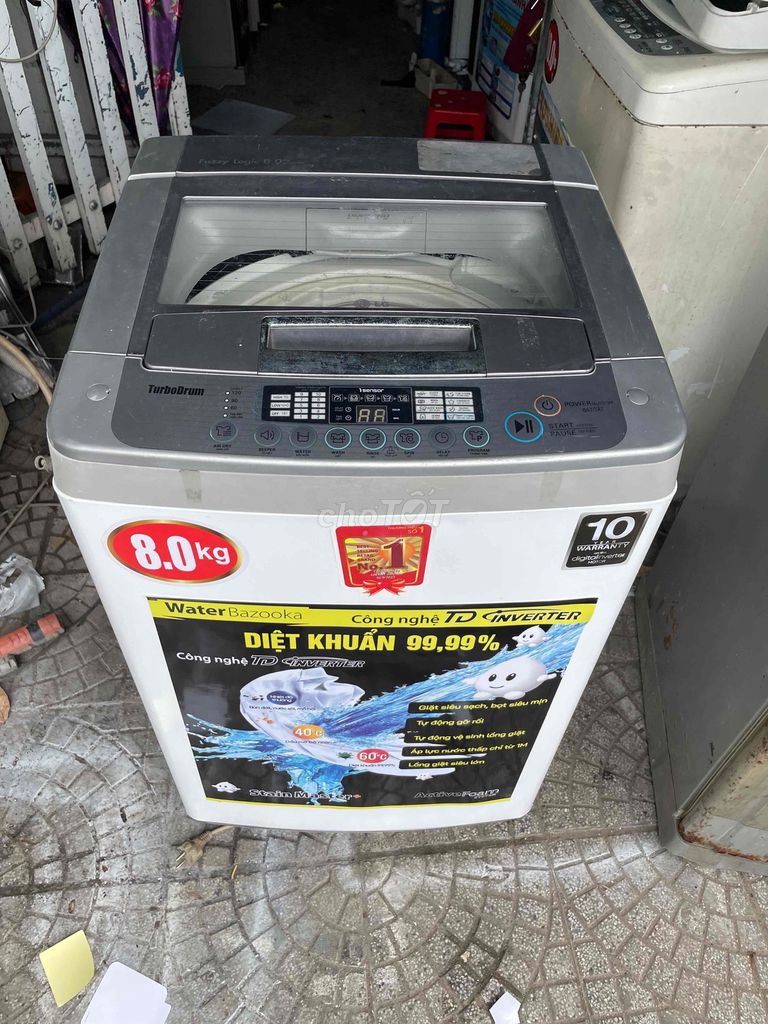 Máy giặt LG 8kg xám. Mua bán Máy giặt tại Quận Cẩm Lệ Đà Nẵng được đăng bởi Nghĩa hình 1
