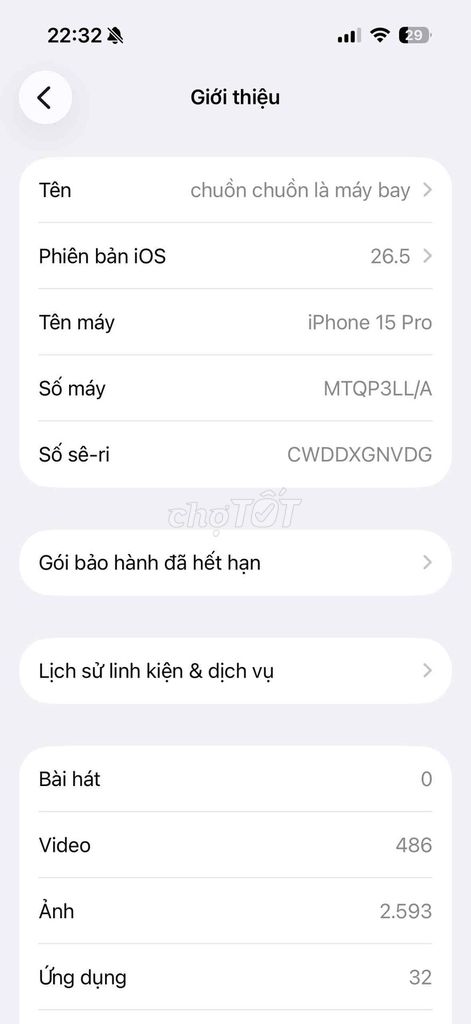 Apple iPhone 15 Pro 128GB Titan tự nhiên. Mua bán Điện thoại tại Quận 12 Tp Hồ Chí Minh được đăng bởi mr bíc hình 1