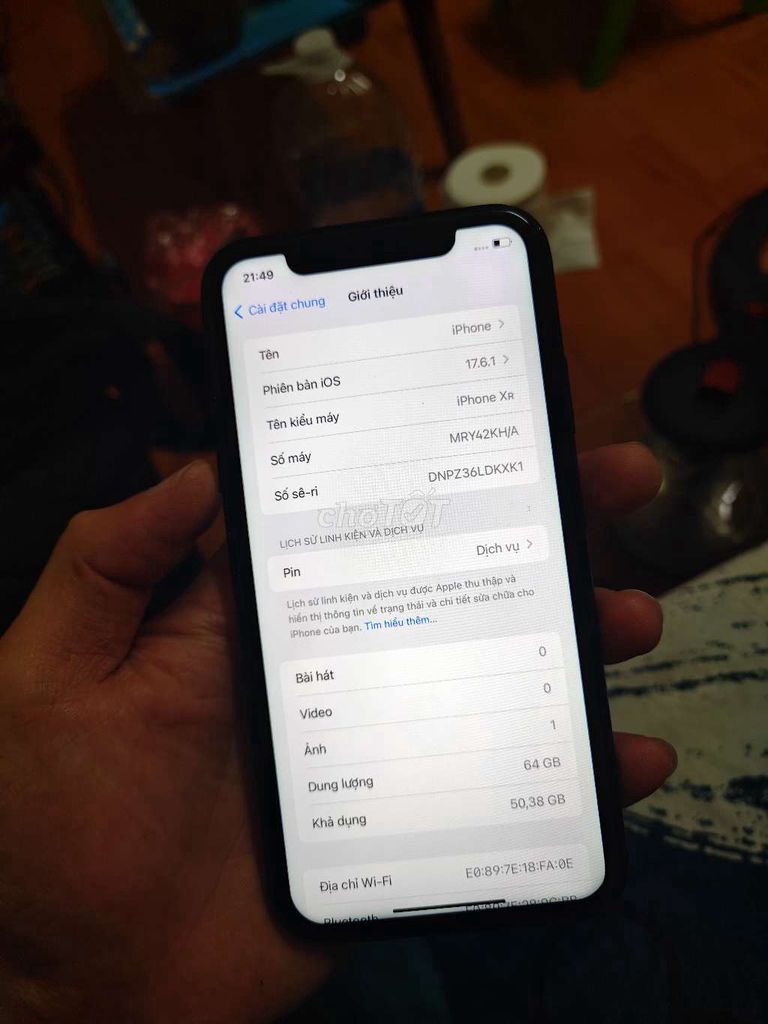 Apple iPhone XR 64GB Đen. Mua bán Điện thoại tại Quận Nam Từ Liêm Hà Nội được đăng bởi Phạm Hùng hình 1