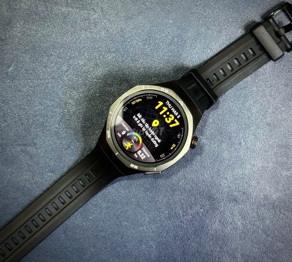 Huawei Watch GT5 Pro 46mm đen như tin đăng gl. Mua bán Thiết bị đeo thông minh tại Quận 3 Tp Hồ Chí Minh được đăng bởi T83 hình 1