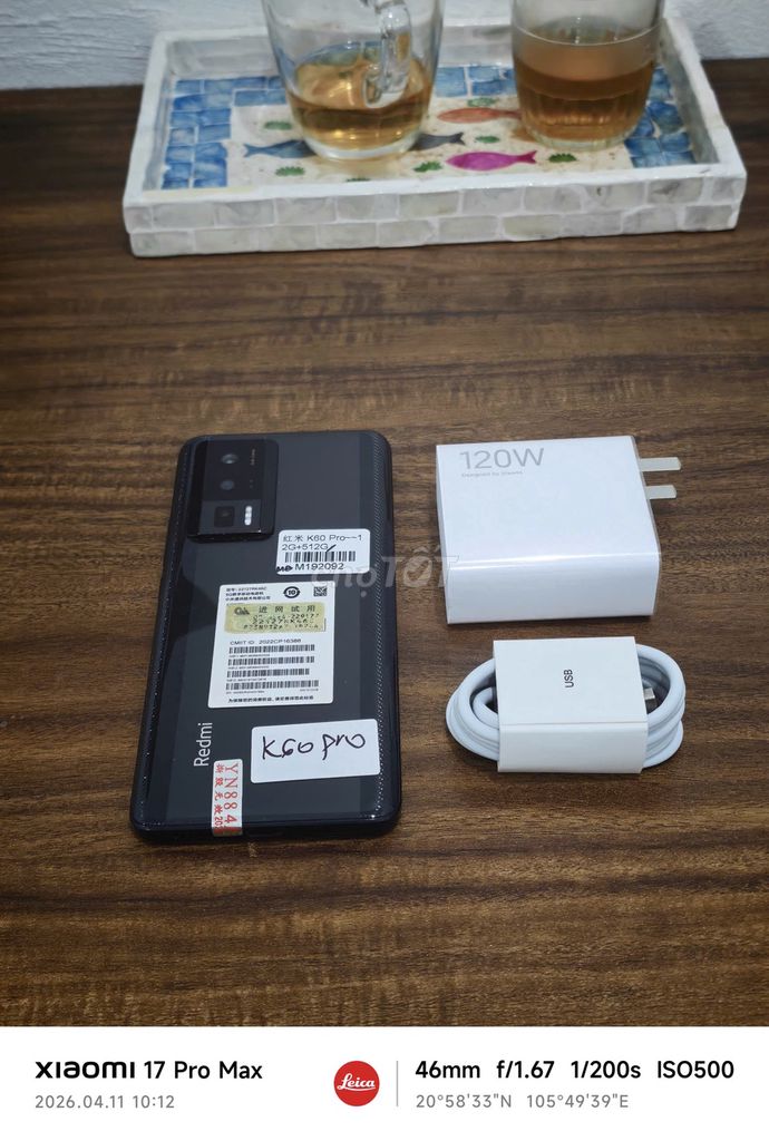 Redmi K60 Pro 5G 12/512 Đen sạc 120w có ship COD. Mua bán Điện thoại tại Quận Hoàng Mai Hà Nội được đăng bởi Trần Ngọc Hiếu hình 1