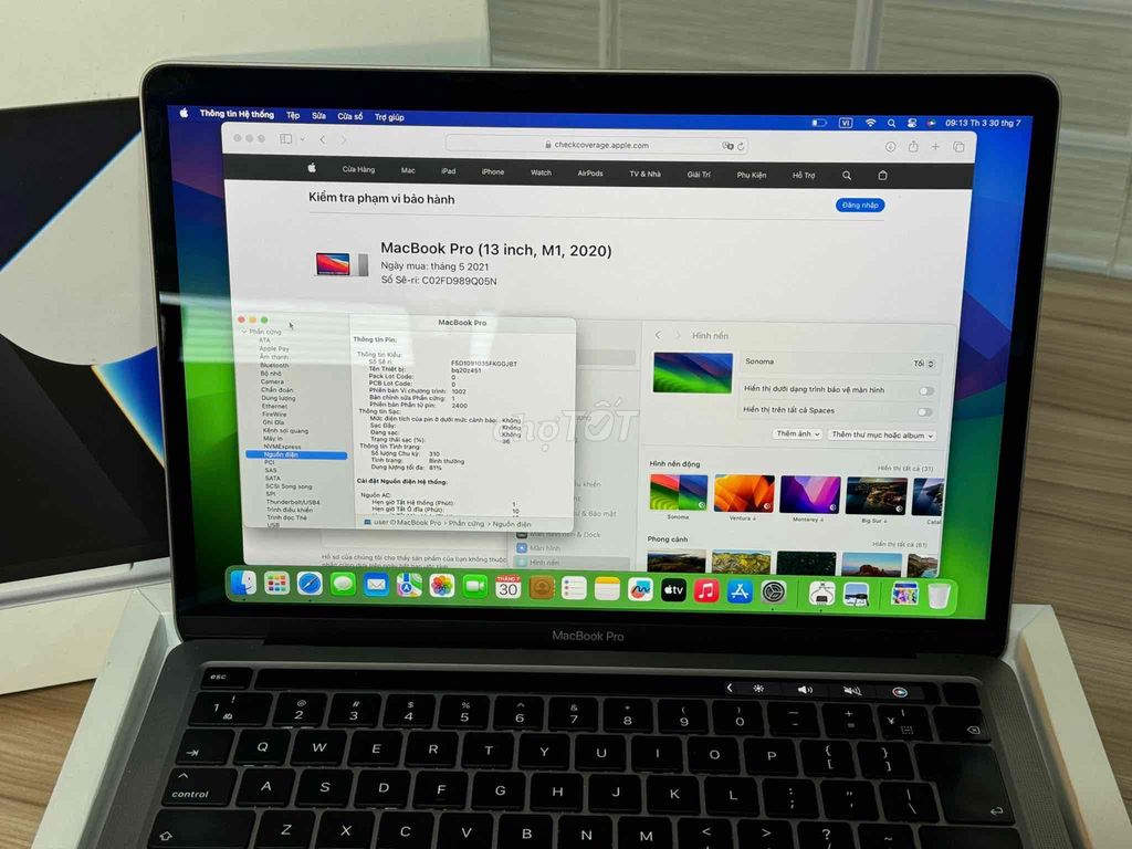 Kẹt tiền bán rẻ MacBook Pro 2020 - M1,16/512 gb