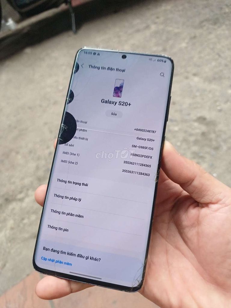 Bán điện thoại s20 plus bản 2 sim. Mua bán Điện thoại tại Quận Tây Hồ Hà Nội được đăng bởi đình bắc hình 1