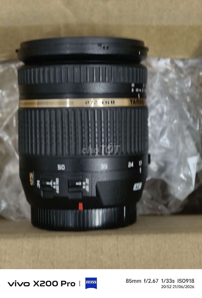 Ống kính Tamron 17-50mm f2.8 VC Canon EF Crop Đen. Mua bán Máy ảnh, Máy quay tại Huyện Hải Hà Quảng Ninh được đăng bởi Tiệm Máy Ảnh hình 1