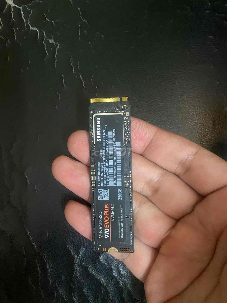 SSD Nvme Samsung 970 Evo Plus 250G Win 10 Pro. Mua bán Linh kiện (RAM, Card...) tại Quận 4 Tp Hồ Chí Minh được đăng bởi Trần Phú hình 1