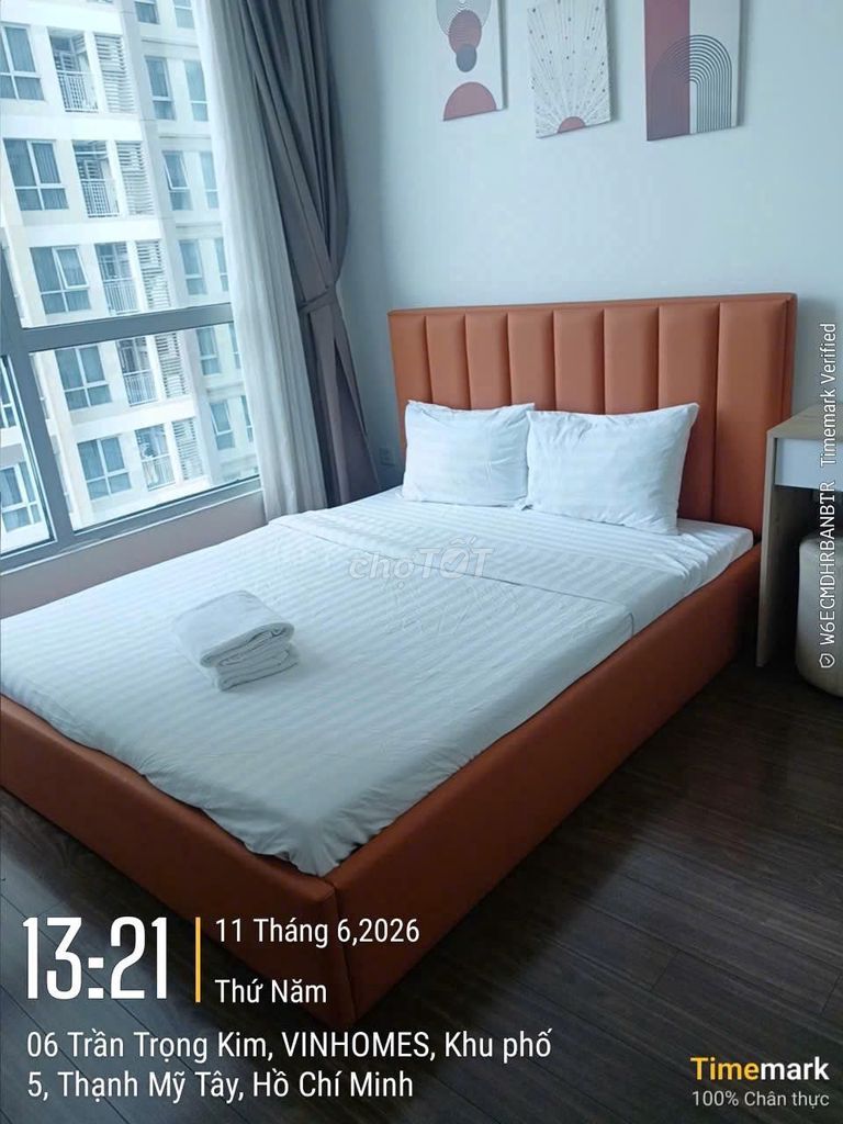 Giường Da Cam 1m6x2m. Mua bán Giường, chăn ga gối nệm tại Quận Bình Thạnh Tp Hồ Chí Minh được đăng bởi Khả Vy hình 1