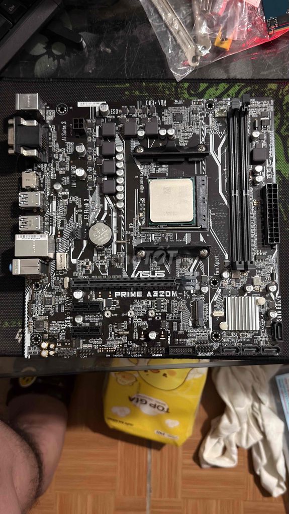 Mainboard ASUS PRIME A320M-K AMD Athlon 3000G AM4. Mua bán Linh kiện (RAM, Card...) tại Thành phố Lai Châu Lai Châu được đăng bởi Bin hình 1