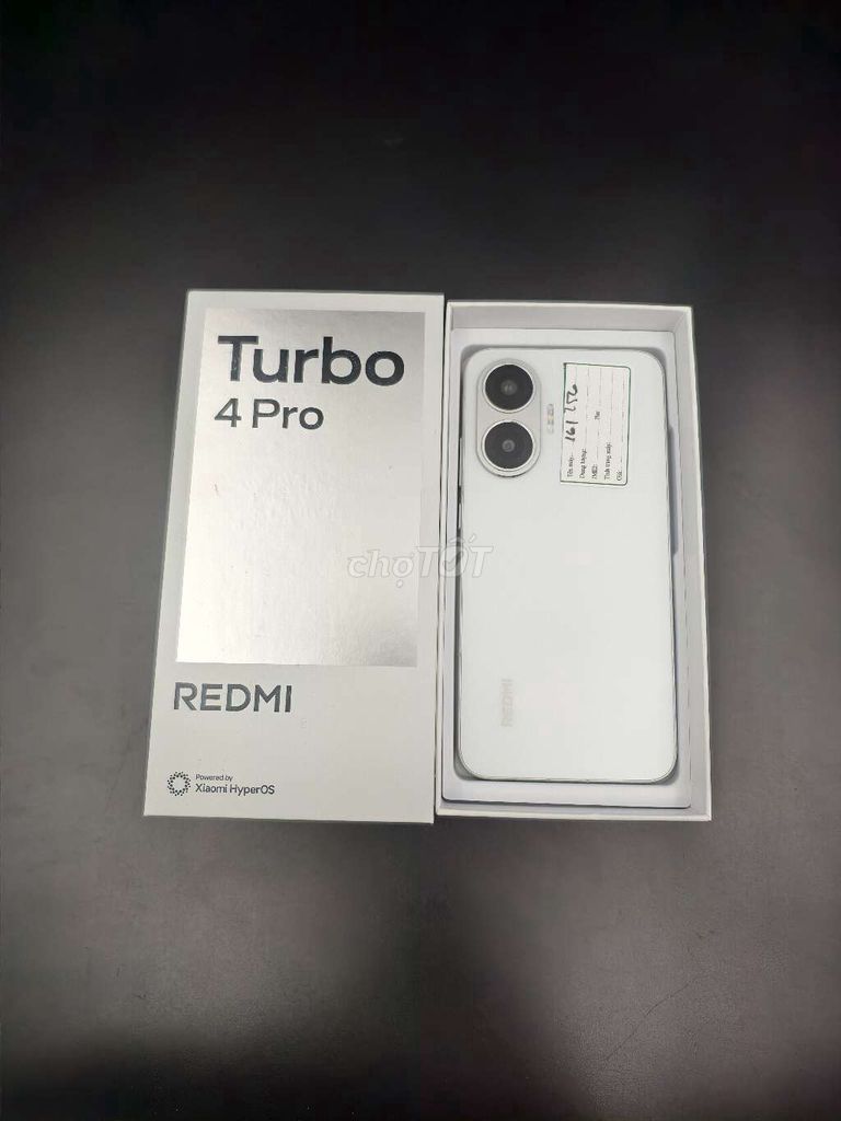 Xiaomi Redmi Turbo 4 Pro 256GB Trắng. Mua bán Điện thoại tại Quận 6 Tp Hồ Chí Minh được đăng bởi Nhất Tín Mobile hình 1