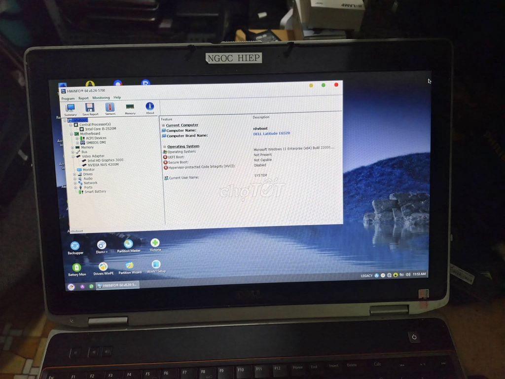 Dell Latitude E6520 i5 2520M Like New. Mua bán Laptop tại Quận Tân Phú Tp Hồ Chí Minh được đăng bởi Hội Đồ Điện Tử hình 1