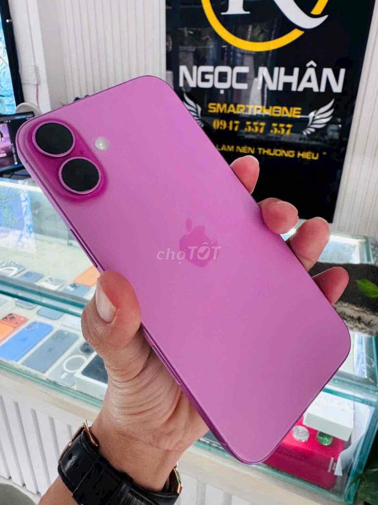 Apple iPhone 16 Plus 128GB Hồng zin áp pin94%. Mua bán Điện thoại tại Thành phố Biên Hòa Đồng Nai được đăng bởi Oanh Hoang hình 1