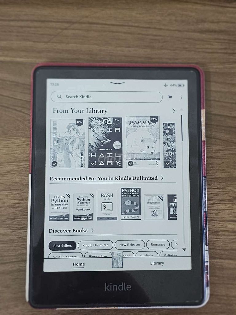 Pass máy đọc sách Kindle PPW5 16GB kèm bao da. Mua bán Máy tính bảng tại Quận Gò Vấp Tp Hồ Chí Minh được đăng bởi Biển hình 1