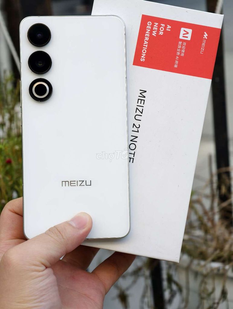 Meizu 21 Note Trắng. Ram 16.256. Fullbox Zin Đẹp.