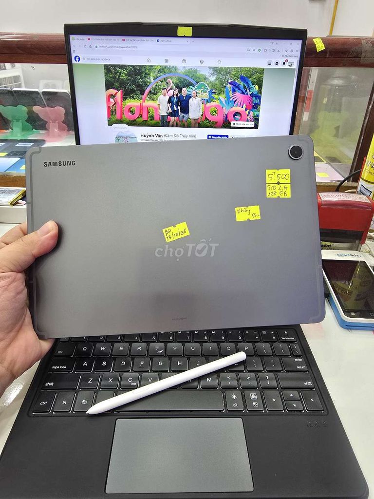 Samsung Tab S10 Lite 128GB Xám. Mua bán Máy tính bảng tại Thành phố Long Xuyên An Giang được đăng bởi Facebook Cầm Đồ Thúy Vân hình 1