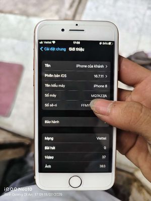 iPhone 8 64GB. Mua bán Điện thoại tại Thành phố Dĩ An Bình Dương được đăng bởi Tạ Đức Khánh