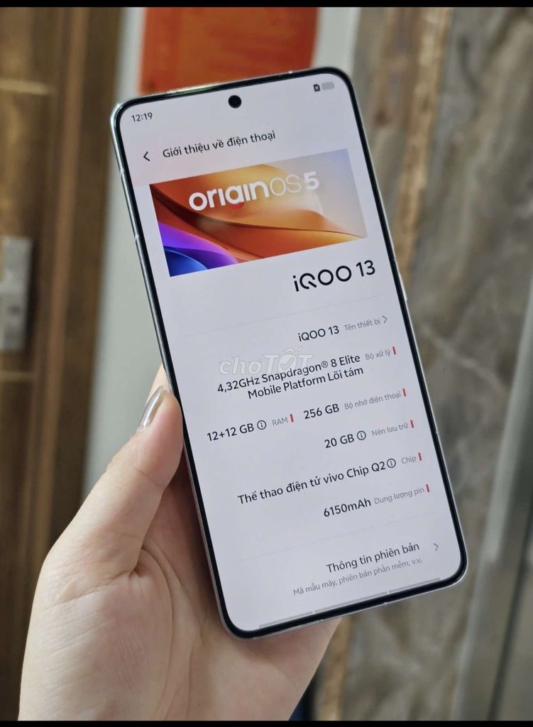 Vivo iQOO 13 256GB Trắng 98%. Mua bán Điện thoại tại Quận Cầu Giấy Hà Nội được đăng bởi Việt Hoàng hình 1