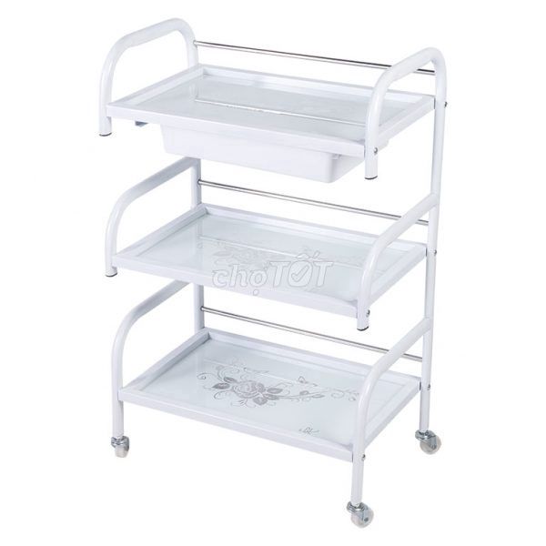 Xe đẩy khay kim loại 3 tầng Trắng. Mua bán Đồ chuyên dụng, Giống nuôi trồng tại Quận 10 Tp Hồ Chí Minh được đăng bởi duongtanngoc hình 1