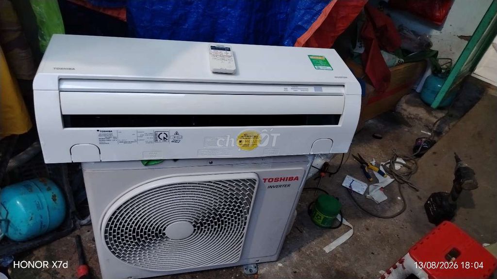 Máy lạnh Toshiba 1hp Inverter Trắng. Mua bán Máy lạnh, điều hoà tại Quận 12 Tp Hồ Chí Minh được đăng bởi Nam Huynh Trong hình 1