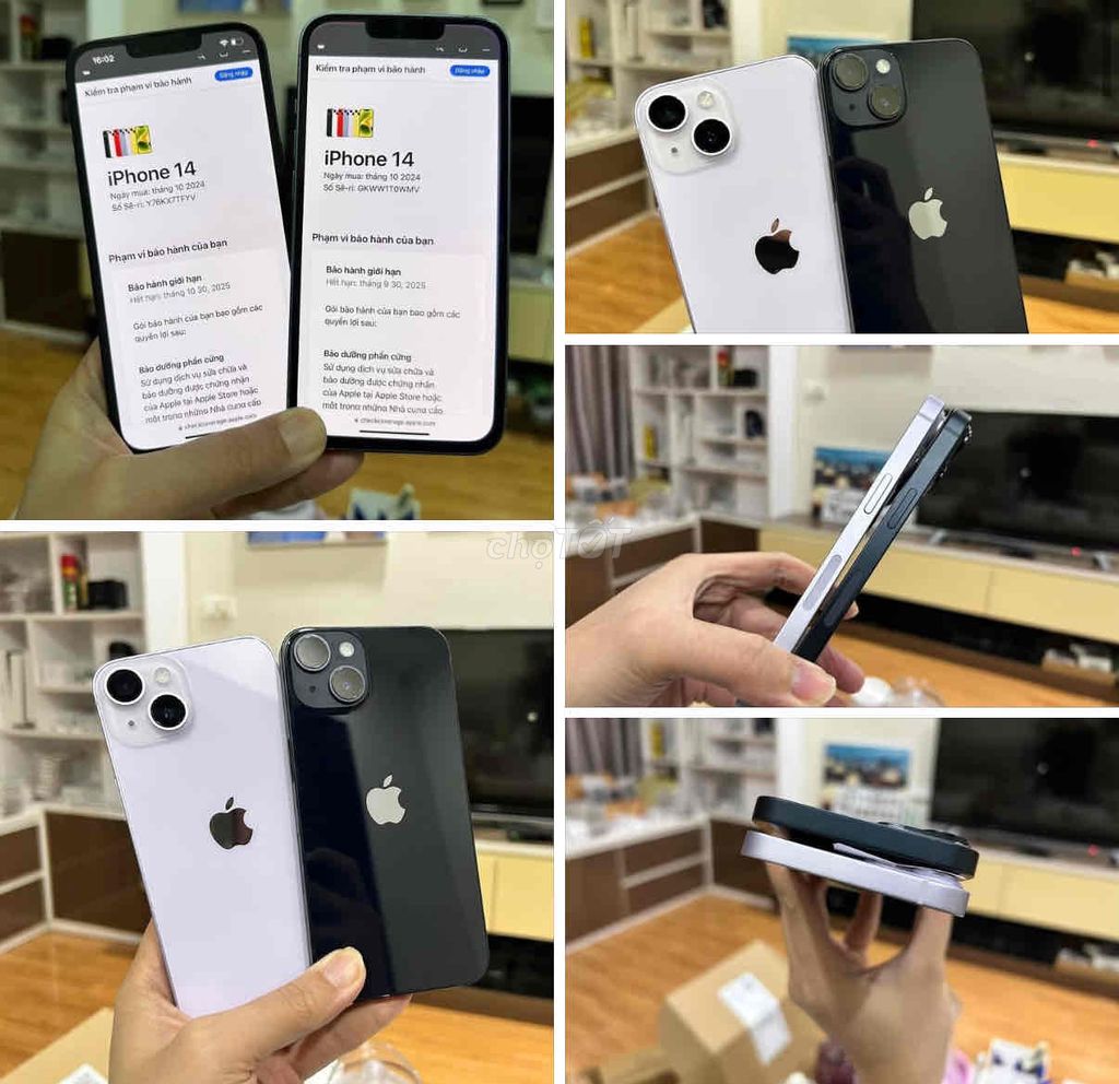 iPhone 14 FULLBOX 128G NEW Apple 08/2025 CHẤT