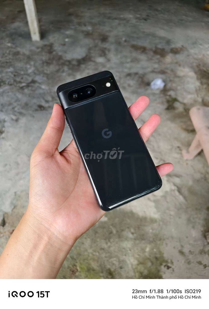 Google Pixel 8 Đen Đã sử dụng Ốp lưng. Mua bán Điện thoại tại Huyện Củ Chi Tp Hồ Chí Minh được đăng bởi Đạo Phong hình 1