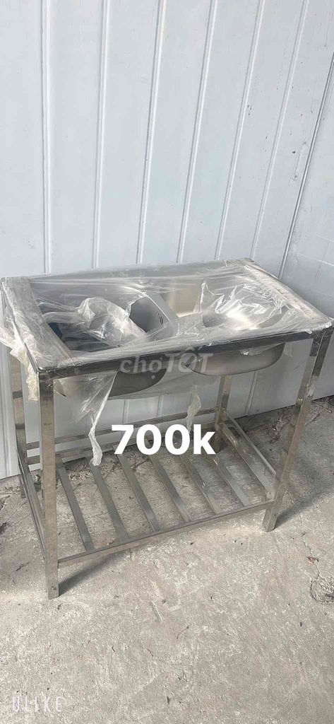 Bồn rửa chén Inox 2 hố. Mua bán Thiết bị vệ sinh, nhà tắm tại Quận Cái Răng Cần Thơ được đăng bởi INOX Gia Dụng  hình 1