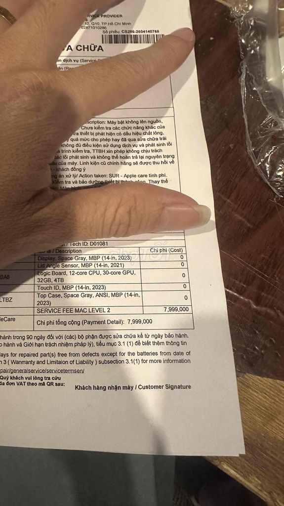 MacBook Pro M2 Max 14 inch, RAM 32GB, SSD 4TB. Mua bán Laptop tại Quận 10 Tp Hồ Chí Minh được đăng bởi nguyen trieu phu hình 1