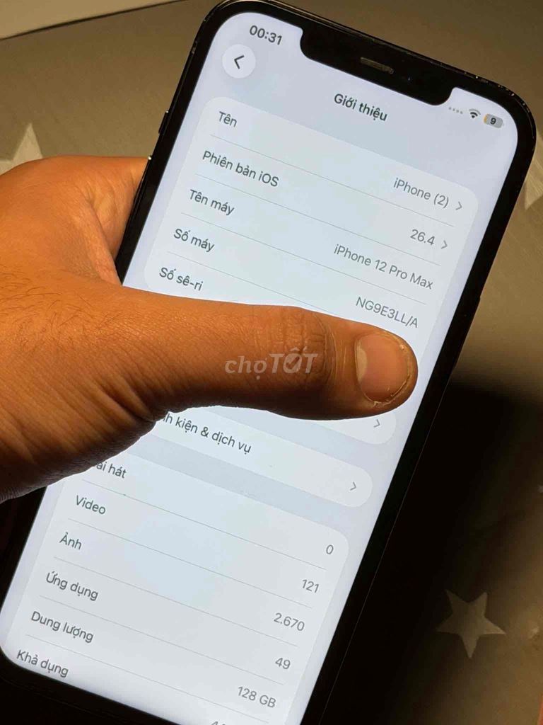 Apple iPhone 12 Pro Max 128GB Xước nhẹ. Mua bán Điện thoại tại Quận Nam Từ Liêm Hà Nội được đăng bởi Tớ'w'Là Tú'sTô hình 1