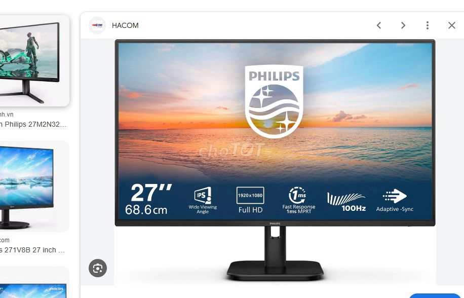 Màn hình GAMING New Philips E27N1 27Inch_IPS_100Hz