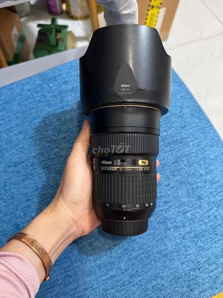 lens nikon 24-70 f2.8 nano đẹp rẻ nét căng mượt