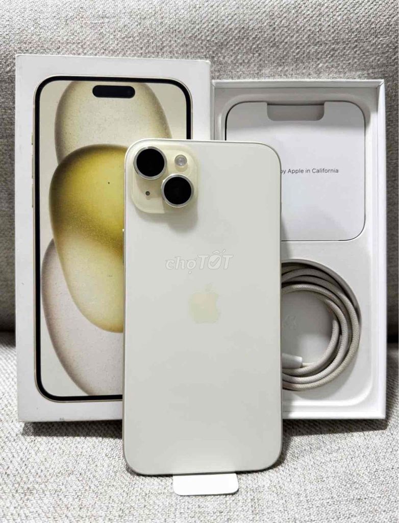 iPhone 15 Plus 128GB Vàng FULLBOX BH APPLE 06/2025. Mua bán Điện thoại tại Quận 10 Tp Hồ Chí Minh được đăng bởi iStockHCM hình 1