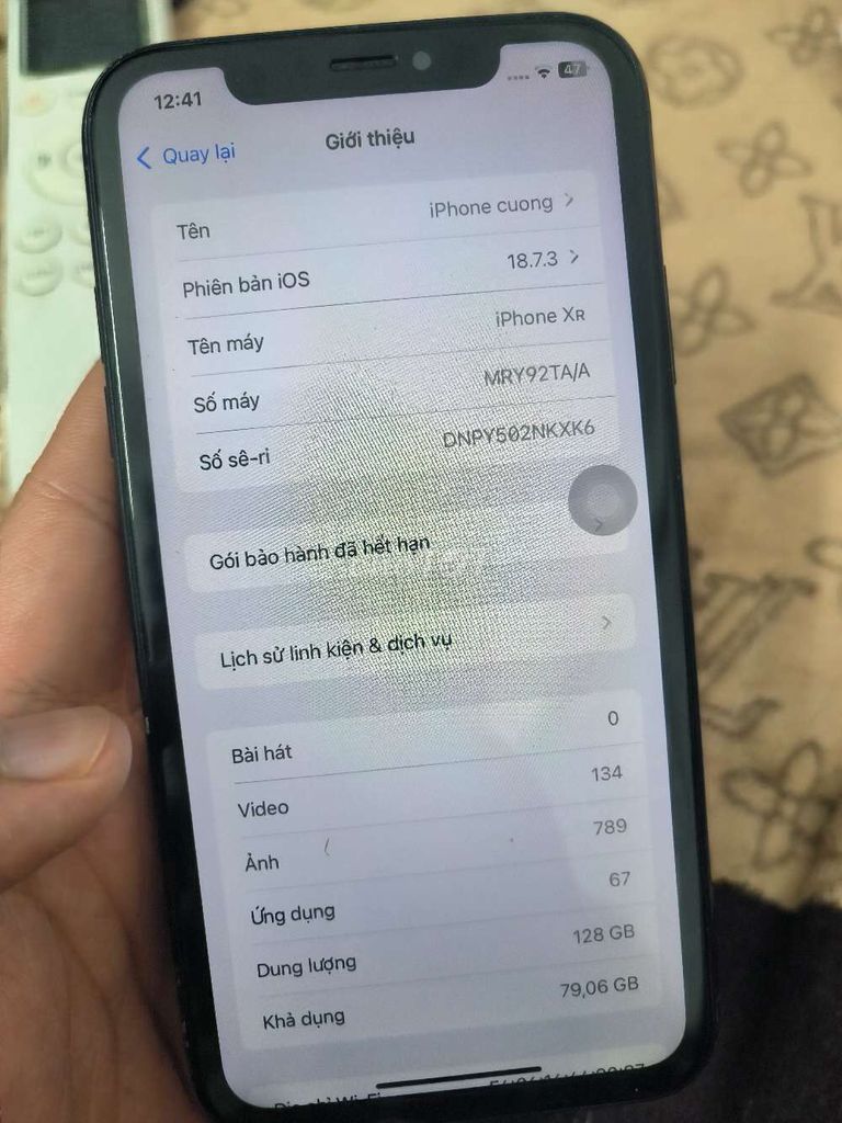 Apple iPhone XR 128GB Đen. Mua bán Điện thoại tại Quận Hà Đông Hà Nội được đăng bởi Nam Cường hình 1
