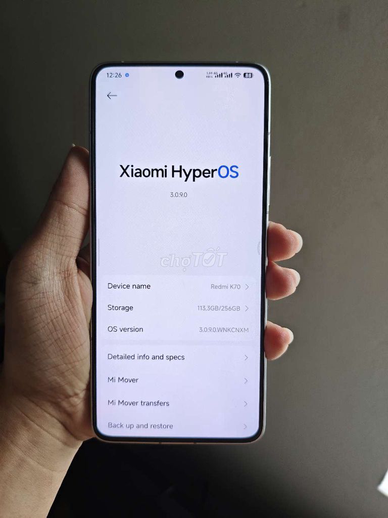 Xiaomi Redmi K70 256GB Trắng. Mua bán Điện thoại tại Quận Dương Kinh Hải Phòng được đăng bởi Phạm Long hình 1