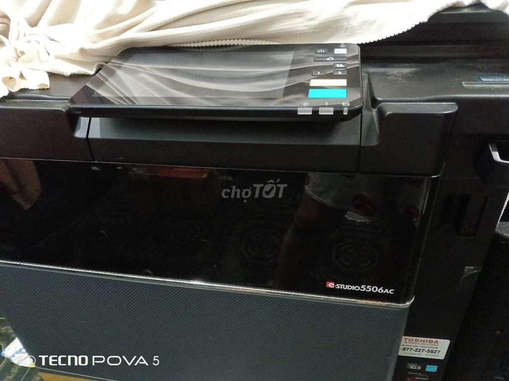 Máy photocopy Toshiba e-Studio 5506AC Đen. Mua bán Đồ dùng văn phòng tại Huyện Thuận Nam Ninh Thuận được đăng bởi Trí Phùng hình 1