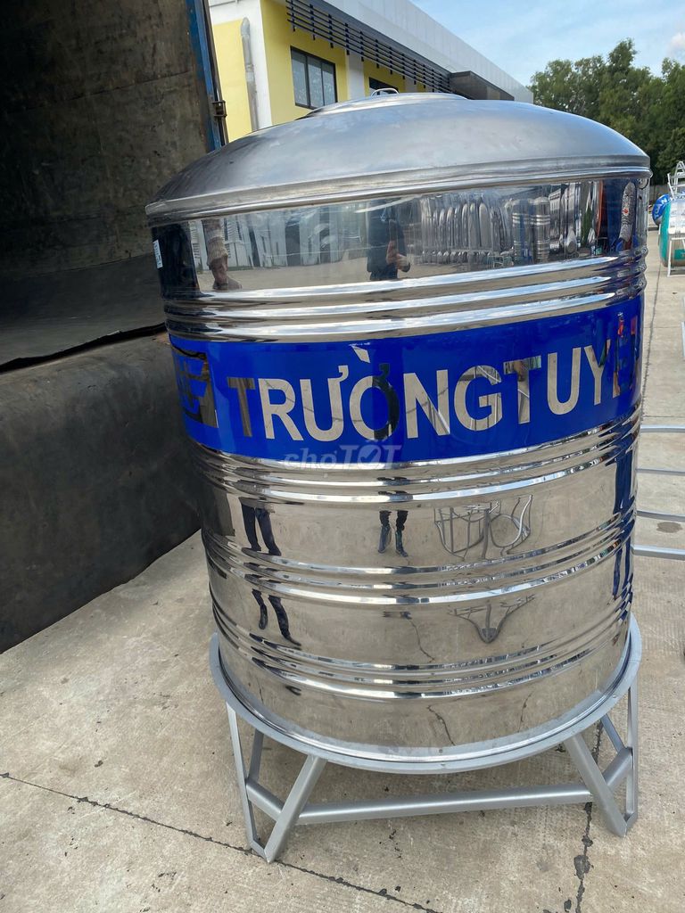 Bồn nước Trường Tuyền Inox 1500 lít. Mua bán Nội thất, đồ gia dụng khác tại Thị xã Bình Long Bình Phước được đăng bởi Nhà máy Bồn Nước hình 1