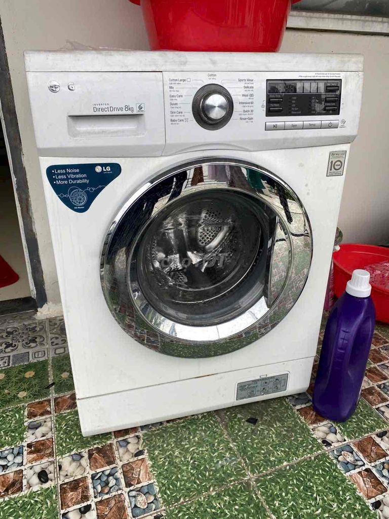 Máy giặt LG 8kg Inverter DirectDrive Trắng. Mua bán Máy giặt tại Thị xã Bến Cát Bình Dương được đăng bởi Trần Thi Mai hình 1