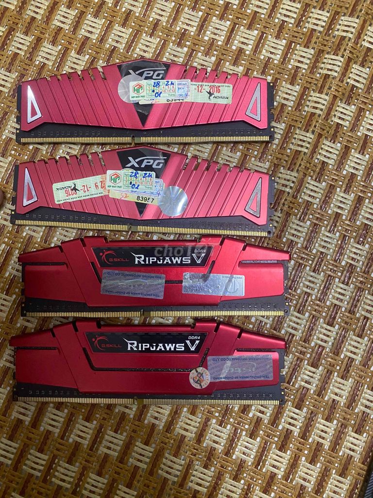 RAM ADATA XPG 4GB DDR4 Đỏ. Mua bán Linh kiện (RAM, Card...) tại Quận 6 Tp Hồ Chí Minh được đăng bởi phong nguyễn hình 1