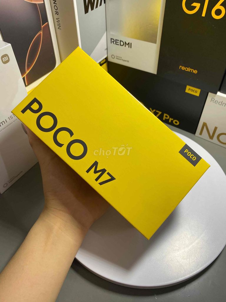 POCO M7 128GB Bạc Mới nguyên seal. Mua bán Điện thoại tại Thành phố Nam Định Nam Định được đăng bởi TRÍ DŨNG STORE hình 1