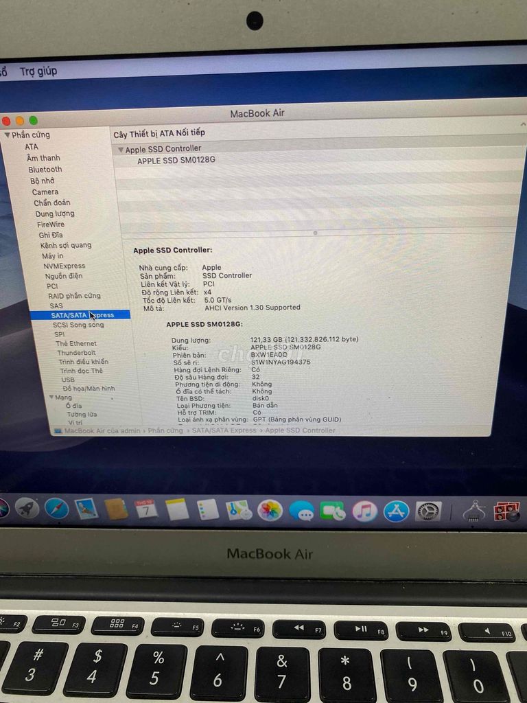 macbook air 2015 i5 ram 4 ssd 128 màn 11.6 inh. Mua bán Laptop tại Quận Hoàng Mai Hà Nội được đăng bởi Mac98 hình 3