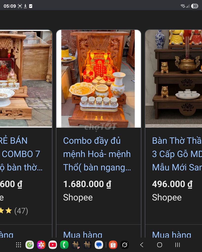 Bàn thờ Thần Tài Gỗ Nâu. Mua bán Nội thất, đồ gia dụng khác tại Thành phố Biên Hòa Đồng Nai được đăng bởi Thiên hình 1