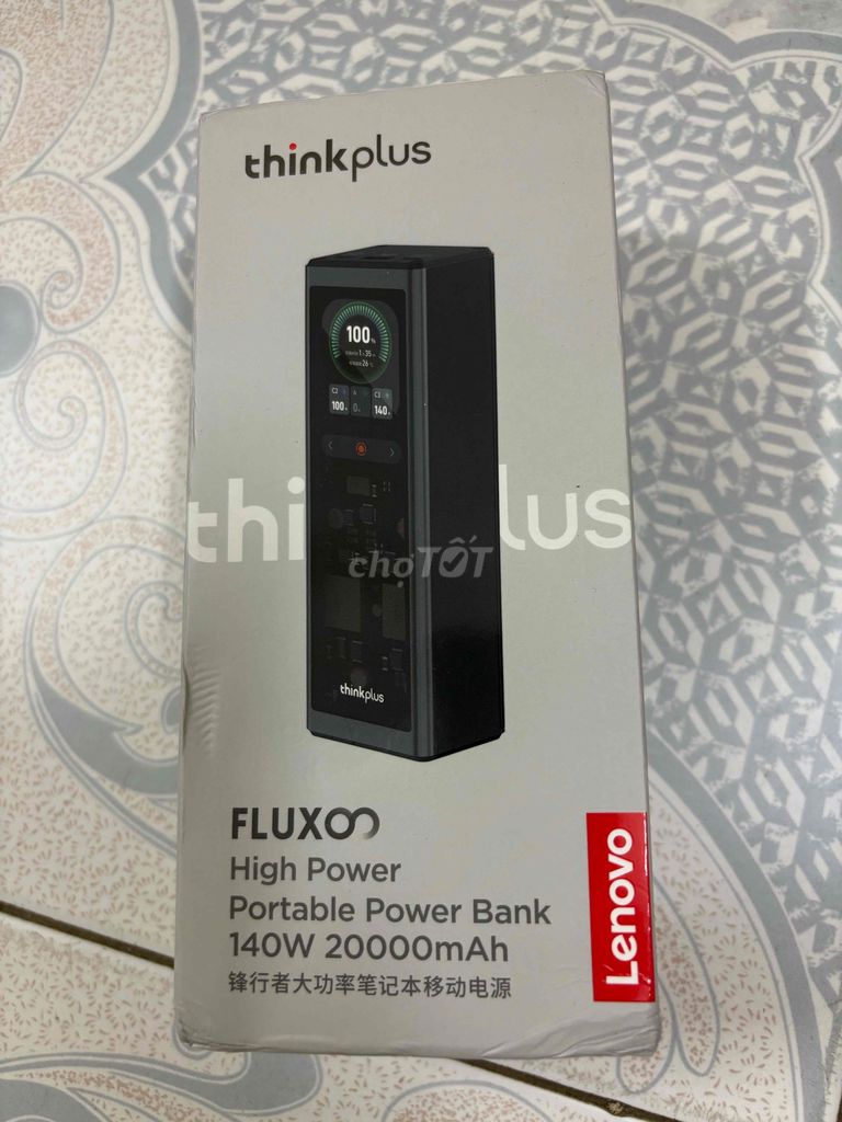 Lenovo Thinkplus Fluxo 20000mAh 140W Đen. Mua bán Phụ kiện (Màn hình, Chuột...) tại Quận Tây Hồ Hà Nội được đăng bởi mr đức hình 1