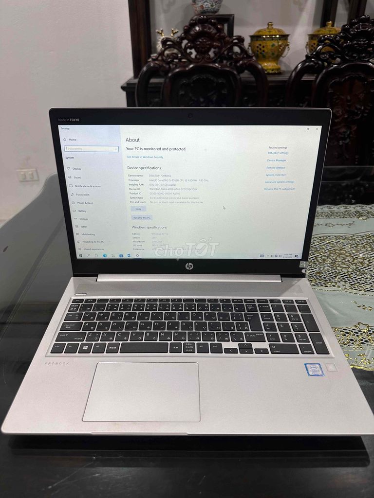 HP ProBook 450 G6 i5-8265U 15.6 inch 8GB/256GB. Mua bán Laptop tại Thành phố Việt Trì Phú Thọ được đăng bởi Nguyễn Ngọc Hưng hình 1